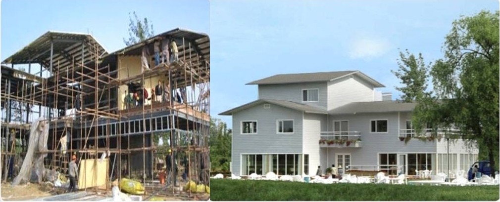 中國農村住宅現狀問題與輕鋼結構房屋在農村住宅市場的應用展望