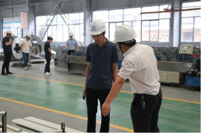 深化合作，共筑未來 新運(yùn)公司新加坡J150地鐵項(xiàng)目部調(diào)研鋼結(jié)構(gòu)制造分公司輕質(zhì)建筑材料制造